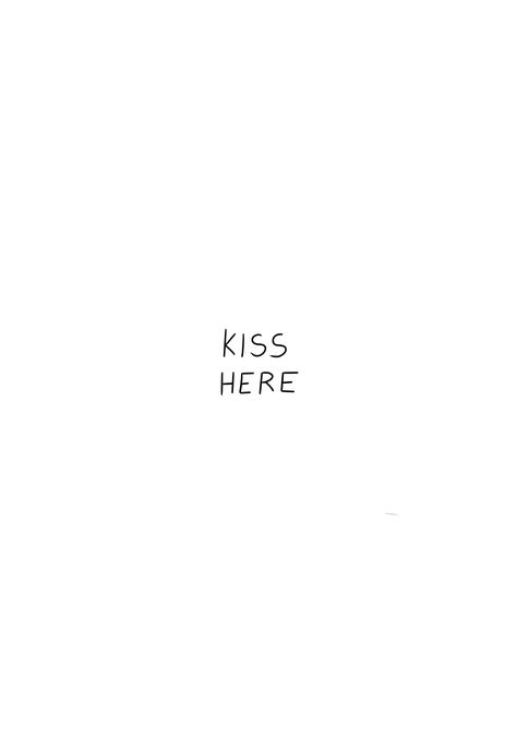 Kiss Here Tattoo Neck, Mon Amour Tattoo, Kiss Here Tattoo, Spicy Tattoo Ideas, Kiss Me Tattoo, Spicy Tattoo, Bite Me Tattoo, Small Hidden Tattoos, Word Tattoo Ideas