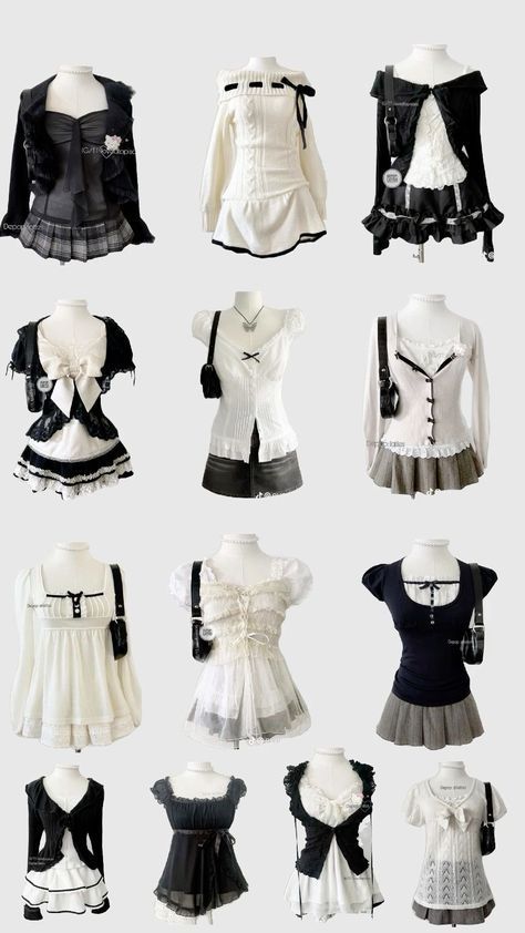 Fancy Dark Outfits, 2000s Horror Game Outfits, Couqutte Aesthetic Dark Outfits, Horror Protagonist Outfit Aesthetic, J Fashion Aesthetic, Fatal Frame Outfits Aesthetic, Fatale Frame Outfit, Dark Coqquete Clothes, Dark Shoujo Outfit