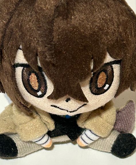 Bungo Stray Dogs Pfp, Dazai Plushie, Dazai Osamu Pfp, Dazai Silly, Dazai Plush, Osamu Dazai Icon, Bsd Plushies, Dazai Pfp, Games On Your Phone