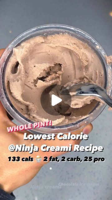 Matthew Fichtner on Instagram: "⬇️ @mattsmagicmacros Recipe ➕ Macros ⬇️…

🍨 Super Low Calorie Ice Cream Base🍨
*Made with the @ninjakitchen Creami Ice Cream Maker

Hey guys, this is the lowest calorie @ninjakitchen Creami ice cream base I’ve ever made. I wanted to get the best possible texture for the fewest possible calories, and after dozens of rounds of testing, this is it!

If you don’t have the Creami yet, I’ve got a bunch of protein milkshake recipes in my feed, so you can check those out. You can use the same ingredients as this recipe in a shake if too if you want!  Just blend with ice and add toppings at the end. 

🍨Ice cream Base (Blended Together, then frozen)
❇️Macros - 133 cals | 2g fat, 2g carb, 25g pro
80g - 2% Cottage Cheese
20g - CASEIN Protein Powder
30g - Zero Calorie Low Cal Ninja Creami Recipes, Ice Cream Low Calorie, Protein Milkshake Recipe, Low Cal Ice Cream, Low Calorie Ice Cream, Super Low Calorie, Protein Milkshake, Blender Ice Cream, Macro Counting