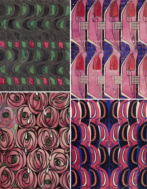 Charles Rennie Mackintosh - An architect who turned his hand to textile design during a downturn in the economy Charles Rennie Mackintosh Designs, Kitchy Kitchen, Mackintosh Design, Mackintosh Rose, Glasgow School, Charles Rennie Mackintosh, Rennie Mackintosh, Glasgow School Of Art, Rock Candy