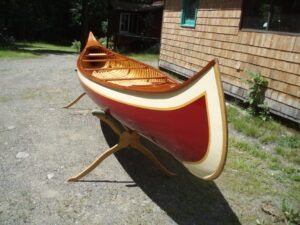 For Sale - Northwoods Canoe Co. Canoe For Sale, Mahogany Decking, Wood Canoe, Canoe Building, Wooden Canoe, Broken Ribs, Das Boot, Canoes, Canoeing