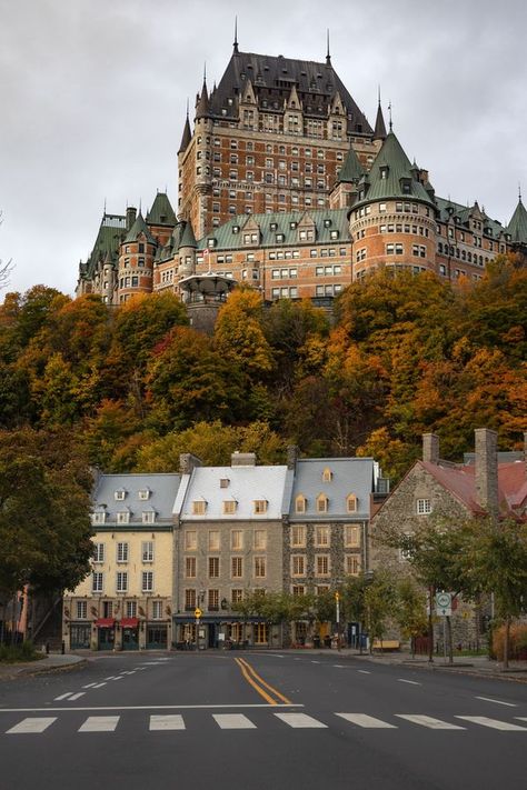 Canadian Landscapes | Quebec City - Château de Frontenac | Facebook Three Pines, Quebec City Canada, Canadian Pacific Railway, Victorian Style Homes, Old Quebec, Of Montreal, Loire Valley, Unique Architecture, City Landscape