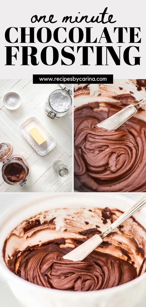 Hershey Chocolate Frosting Recipe, Easy Chocolate Frosting Recipe, Chocolate Frosting Easy, Icing Recipe For Cake, Chocolate Frosting Recipe Easy, Whipped Chocolate Frosting, Chocolate Icing Recipes, Chocolate Chip Frosting, Chocolate Frosting Recipe