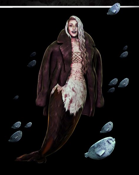 An edited Selkie Mermaid, created in The Sims 4 for the Mermay CAS Challenge, including all relevant custom content (CC) links in the lookbook. Sims 4 Mermaid Outfit, Fur Coat Sims 4 Cc, Sims 4 Fur Coat Cc, Sims 4 Mermaid Cc Tail, Selkie Mermaid, Sims4 Mermaid, Sims 4 Cc Mermaid, Sims 4 Mermaid Cc, Hair Pearls