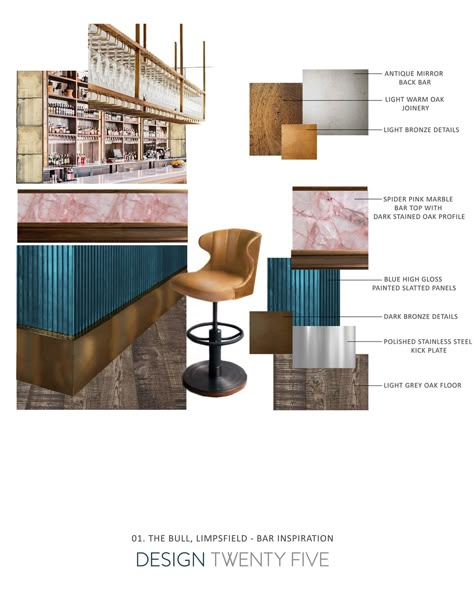 Pub Mood Board, Bar Concept Design, Bar Mood Board, Restaurant Mood Board Interiors, Restaurant Moodboard, Cafe Mood Board Interior Design, Concept Board Ideas, Resto Bar, Restaurant Mood Board