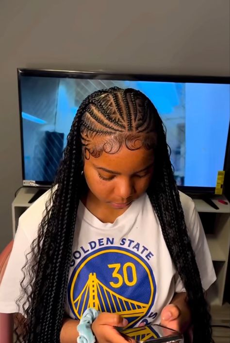 Fulani Braids Hairstyles Designs, Hair Braid Designs, Braided Hairstyles For Black Women Cornrows, Short Box Braids Hairstyles, Braided Ponytail Hairstyles, Quick Natural Hair Styles, Cute Braided Hairstyles, Quick Weave Hairstyles, Braided Cornrow Hairstyles