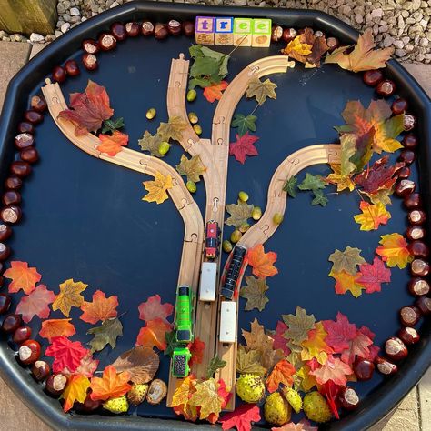 Sensory Themed Collab Today’s theme is: Into the woods 🍁 We have decided to share our train track trees through the seasons . The other accounts taking part with me are: @tisfortufftray @funplayjoy4kids @playwithtinkerfingers @snickerdoodle_sensoryplay @sensorysnail @ahouseofplay @the_happy_play_room @livingwith3little_gs @messybunnysensory @our_enchanted_story @wildboy_mamax2 @mamasbusybees @themessyschoolhouse @themermaidcrafter @mama.moon.wildhood @littletribechildmindi... Snickerdoodles, Train Tracks, Sensory Play, Enchanted, Wood