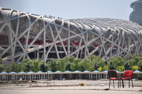 Deserted Places: Beijing's abandoned Olympic venues Deserted Places, Desert Places, Creepy Places, Abandoned Cities, Abandoned Castles, Abandoned Cars, Interesting Places, Ghost Town, Urban Spaces