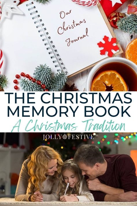 Holiday Memory Book, Christmas Memories Ideas, Diy Memory Book, Christmas Memory Book, Memory Book Diy, Christmas Diary, Diy Christmas Gifts For Friends, Family Journal, Christmas Activities For Families