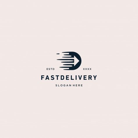 Delivery Logo Creative, Fast Logo Design, Fast Delivery Logo, Transport Branding, Delivery Logo Design, Coastal Branding, Food Delivery Logo, Shipping Logo, Dry Logo