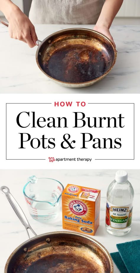 Clean Burnt Pots, Cleaning Pans, Tablet Recipe, Natural Baking, Homemade Toilet Cleaner, Clean Baking Pans, Glass Cooktop, Deep Cleaning Tips, Cleaning Stuff