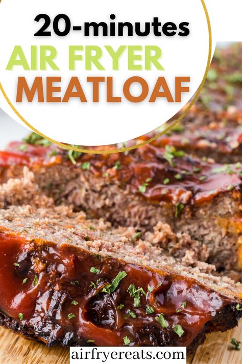 Ninja Foodi Meatloaf, Meatloaf Air Fryer, Air Fryer Meatloaf Recipe, Air Fryer Meatloaf, Cracker Barrel Meatloaf, Baked Meatloaf, Delicious Meatloaf, Classic Meatloaf Recipe, The Best Air Fryer