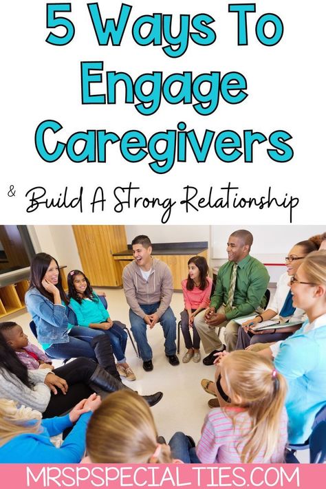 Use these 5 tips to engage caregivers & build a strong relationship between school and home. This ideas are easy to implement today! With the help of these ideas, you will develop several ways to communicate with parents, help students demonstrate what they learned & generalize their skills as well as let families know how valuable they are to school. Click now to read and implement the tips. Parent Engagement Activities, Parent Engagement Ideas, School Relationship, Teacher Communication, Elementary Special Education Classroom, Parent Teacher Communication, Elementary Special Education, Teacher Leader, 1st Grade Classroom