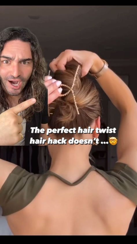 2.1M views · 10K shares | hair twist with a claw clip has never been so simple or so cute!! @nicholeciotti this is such a great way to achieve this look if u struggle to get ur claw clip styles to sit just right! #hairtutorial #updos #instahair #hairhacks #hairstyles | Matt Newman | bbno$ · edamame Claw Clip Wedding Hair, Claw Clip Styles, Medium Length Hair Up, Hairstyle Hacks, Hair Clip Hairstyles, Curl Care, Easy Updos For Long Hair, Easy Hairdos, Hair Twist