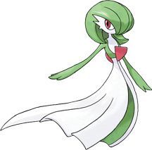 Gardevoir is the evolved form of Ralts, and owns the role as a Pokemon guardian. It has "guard" right in its name (sort of.) It's appearance is like a spirit or guardian angel. Gardevoir is awesome. Mega Gardevoir, Fairy Type Pokemon, Grass Type Pokemon, Pokemon Names, Pokémon Ruby, Pokemon X And Y, Pokemon Tv, Wild Pokemon, Types Of Fairies