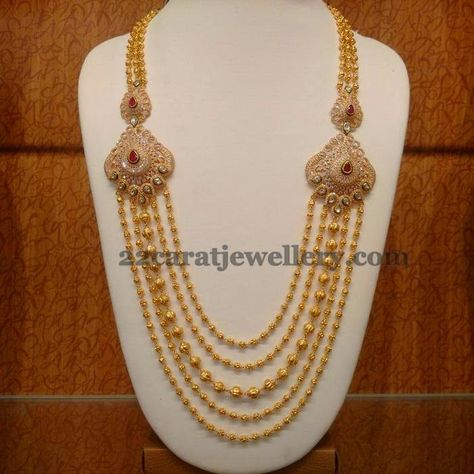 Wedding Ornaments, Rani Haar, Pearl Necklace Designs, Gold Necklace Indian Bridal Jewelry, Jewelry Designing, Jewellery Indian, Golden Jewelry, Ancient Beauty, Gold Jewelry Simple