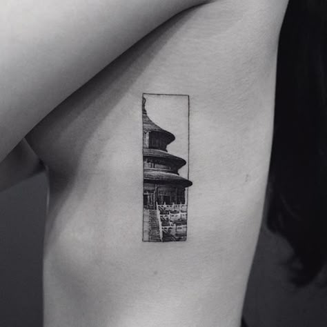 Tattooed Person, Square Tattoo, Gray Tattoo, Best Architecture, 4 Tattoo, Greek Tattoos, Architecture Tattoo, Modern Tattoos, Grey Tattoo