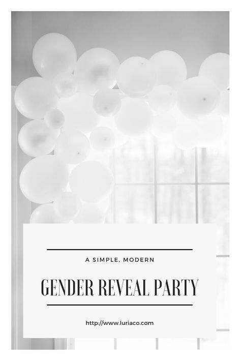 Gender Reveal Party Details, Modern Gender Reveal Party, Twin Gender Reveal Decorations, Minimal Gender Reveal Party, Gender Reveal Modern, Vintage Gender Reveal Party, Bubble Gender Reveal, Gender Reveal Low Key, Modern Gender Reveal Ideas