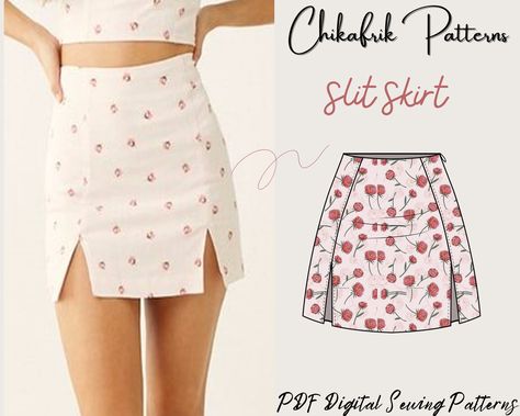 Mini Skirt Sewing Pattern, Pets Stickers, Como Fazer Short, Mini Skirt Pattern, Couture 2024, Skirt Pattern Free, Style Arc, Women's Sewing Pattern, Beginner Sewing Patterns