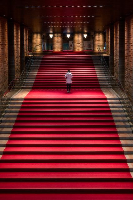 Red Carpet | Thank you for your visit :) Follow me at: Insta… | Flickr Red Carpet Photography, Red Carpet Stairs, Museum Stairs, Prom Shoot, Carpet Staircase, Event Entrance, Fashion Week Backstage, Stair Design, Jenny Holzer