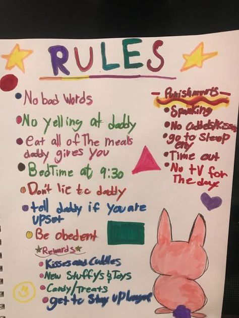 Little Headspace Rules, Rules For Littles With Caregivers, Rules For Princess, Little Spaces Ideas Rules, Littles Space Rules, Submissions Rules, Age Regressing Aesthetic, Princess Rules, Lil Space