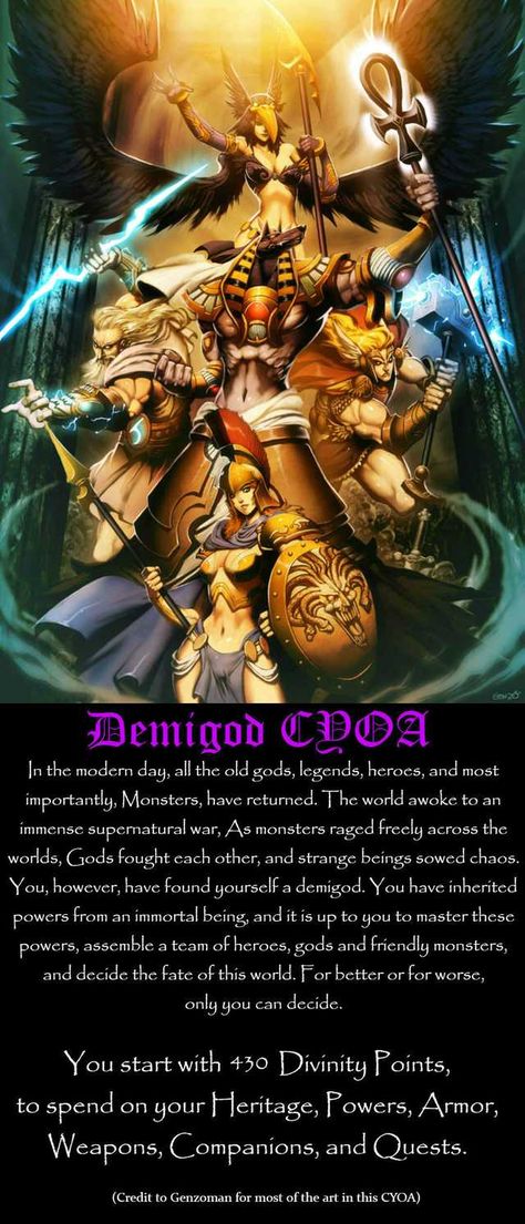 Demigod Cyoa V1.5 - Imgur Create Your Own Adventure, Magic System, Dnd Funny, Magic Powers, Weird Stories, The Old Days, High Fantasy, Fun Events, Story Inspiration