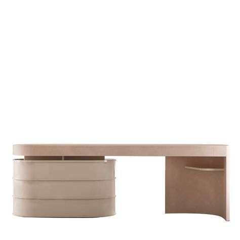 Cream Vanity Desk CPRN Homood | Artemest Makeup Desks, Makeup Desk With Mirror, Cream Vanity, Vanity Desks, Bedroom Vanity Desk, Round Desk, Luxury Vanity, Pretty Desks, Vanity Tables