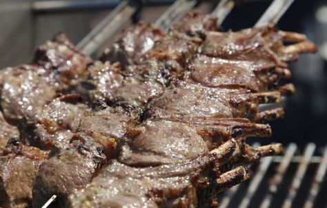 Restaurant redo: Make Fogo de Chão's grilled lamb chops at home Grilled Lamb Chop Recipes, Brazilian Grill, Steak With Chimichurri Sauce, Barbecue Recipe, Steak With Blue Cheese, Brazilian Steakhouse, Marinated Lamb, Grilled Lamb Chops, Lamb Chop Recipes