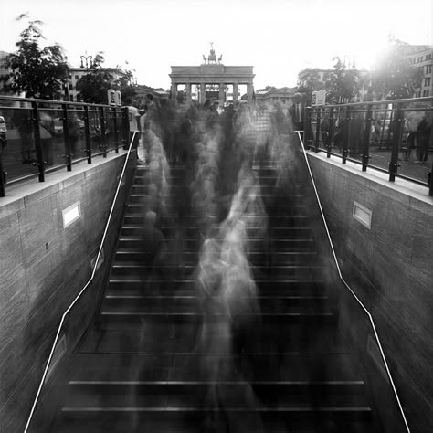 7 Questions: Frank Machalowski On ‘Monsters,’ His Eerie Long Exposure Photos of Crowds Alexey Titarenko, Motion Blur Photography, Movement Photography, Long Exposure Photos, Pinhole Photography, Blur Photography, A Level Photography, Passing Of Time, Motion Photography