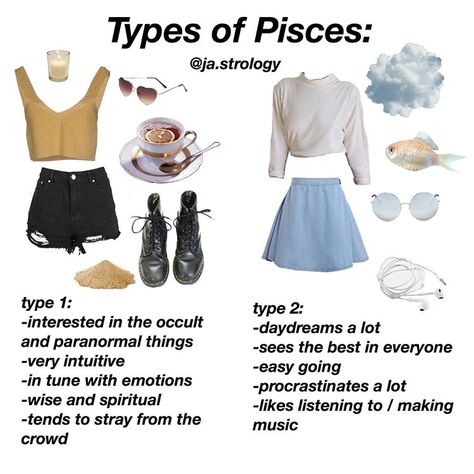 Types Of Pisces, Pisces Moodboard, Zodiacs Aesthetic, Pisces Aesthetic, Zodiac Clothes, Venus In Pisces, Pisces Traits, Zodiac Sign Fashion, Pisces Girl