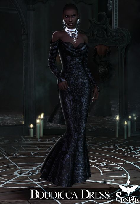 The Best Sims 4 CC Finds for November 2024 - Ultimate Sims Guides Sims 4 Cc Goth Wedding Dress, Witcher Sims 4 Cc, Sims 4 Greek Mythology Cc, Sims 4 Cc Ball Gowns, Sims 4 Ball Gown, Sims 4 Magic Cc, Sims 4 Dresses Formal, Sims 4 Prom Dress, Sims 4 Cc Formal Dresses