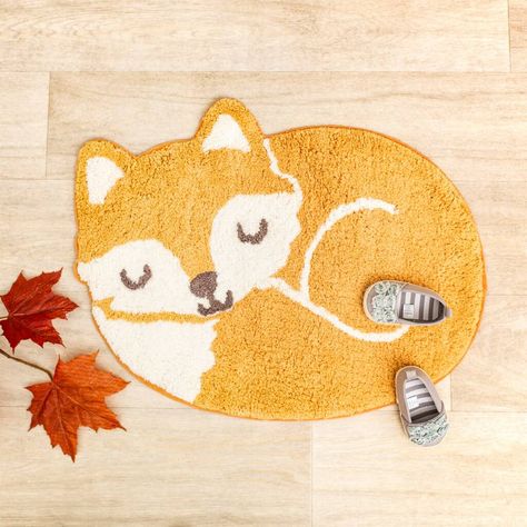 Fox Bedroom, Fox Rug, Woodland Bedroom, Fox Nursery Decor, Friendly Fox, Floor Rugs Bedroom, Boy Girl Bedroom, Fox Nursery, Fox Kids