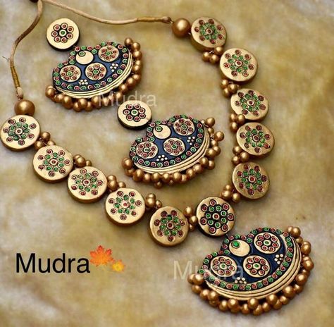 Jewelry | Terracotta jewellery designs, Gold jewellery design necklaces, Gold jewelry fashion Kundan Design, Terracotta Jewellery Designs, Trendy Jewerly, Terracotta Jewellery, Jewelry Set Design, Antique Jewelry Indian, Antique Gold Jewelry, Indian Jewelry Sets, Luxury Jewellery