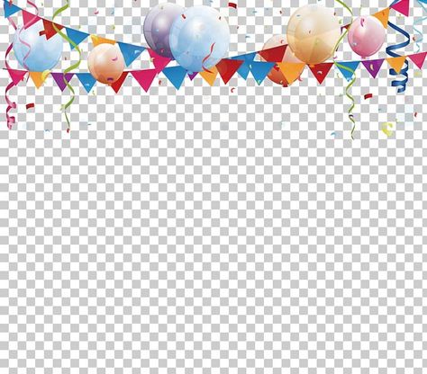 Birthday Banner Png, Picsart Png, Ribbon Png, Banner Birthday, Balloon Banner, Free Png, Color Trends, Balloons, Ribbon