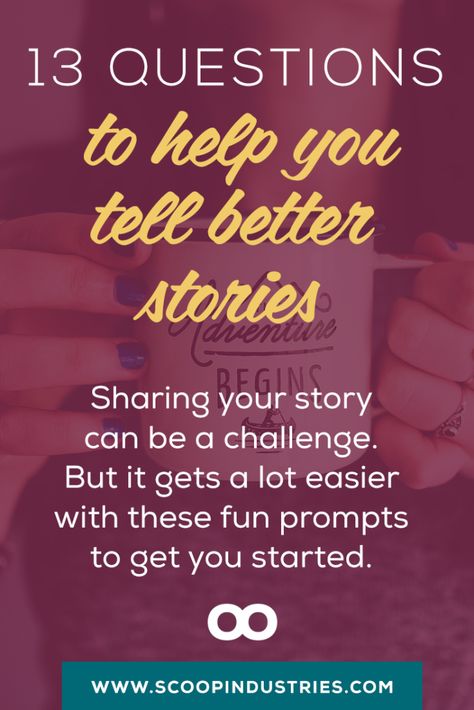 Storytelling Prompts, Storytelling Inspiration, Thought Provoking Questions, Storytelling Marketing, Big Challenges, Business Storytelling, Tennis Lifestyle, Digital Story, Problem Based Learning