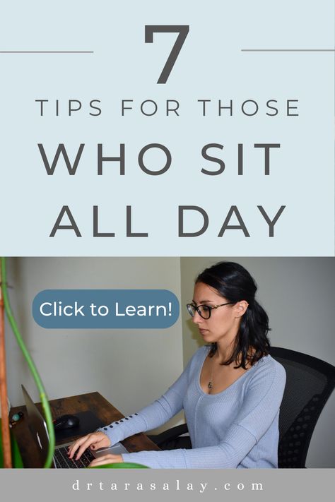 How To Sit At A Desk All Day - Tips for sitting and sitting posture How To Sit Properly, Desk Posture, How To Relax Yourself, Calf Cramps, Heart Diet, Aching Legs, Shoulder Tension, Live A Healthy Lifestyle, Desk Job