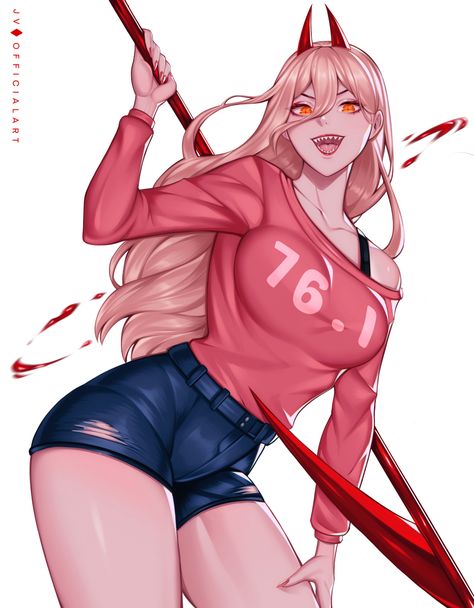 ArtStation - [Chainsaw Man] Power Fanart, JV Chainsaw Man Power Fanart, Power Fanart, Chainsaw Man Power, Bob Marley Art, Power Wallpaper, Love Couple Wallpaper, Man Character, Anime People, Detroit Become Human