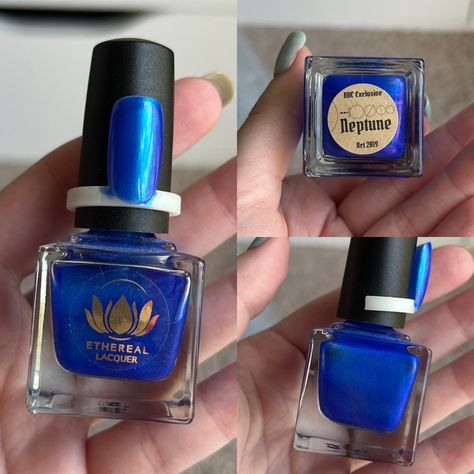 Ethereal Lacquer, HHC, October 2019 Blue Ethereal Nails, Navy Iridescent Nails, Ethereal Lacquer, Nail Polish, Nails, Quick Saves