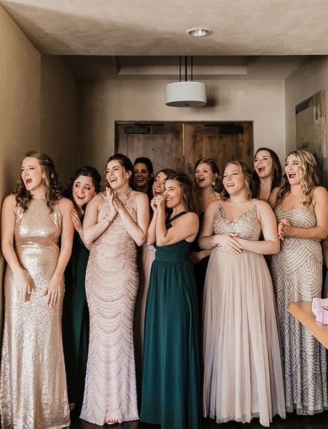 Green And Rose Gold Bridesmaid Dresses, Cakes Emerald Green, Wedding Cakes Emerald Green, Emerald And Rose Gold Wedding, Emerald Green And Rose Gold Wedding, Green And Gold Bridesmaid Dresses, Gold Gowns Elegant Classy, Green And Rose Gold Wedding, Emerald Green And Champagne Wedding