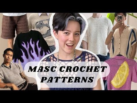 Crochet Masculine, Masculine Crochet, Trendy Crochet Patterns, Trendy Crochet, Pattern Inspiration, Crochet Pattern, Follow Me, Crochet Patterns, Social Media