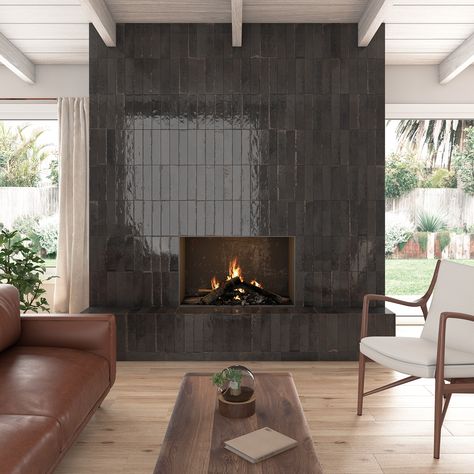 As Autumn approaches, it's the perfect time to cosy up your space with a stunning fireplace makeover! 🍂 Our range of fireplace tiles will transform your hearth into a stylish centrepiece that adds warmth and charm. Embrace the season and elevate your home with tiles that make a statement. Grab 10% off your first order. FREE delivery with orders over £500. 🔗 Tap the link in our bio to browse our range of fireplace tiles or order your free tile samples today. #fireplace #homerenovation #wal... Porcelain Brick Tile, Reface Fireplace, Grey Fireplace, Easy Tile, Easy Bathrooms, Retro Tiles, Victorian Tiles, Brick Tile, House Design Pictures