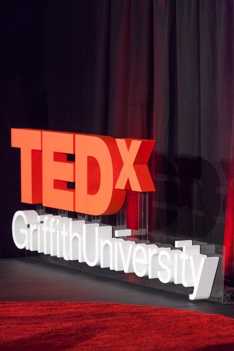 Tedx Stage Design Ideas, Tedx Design, Griffith University, Event Planning Guide, Event Stage, Ted Talk, Event Experience, Planning Guide, Stage Design