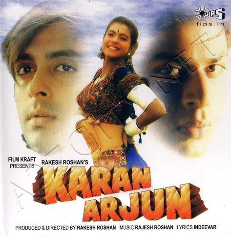 Karan Arjun, Indian Movie, Hindi Video, Bollywood Posters, Be With You Movie, Star Cast, Mp3 Song Download, Shah Rukh Khan, Bollywood Movie