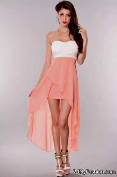 high low dresses for teenagers 2017-2018 » B2B Fashion Vestidos Color Melon, Color Melon, Shoes Womens, High Low Hem, Fancy Dresses, Short Dress, Party Dresses, Gorgeous Dresses, Melon