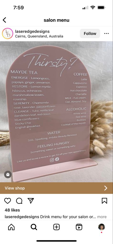 Hair Salon Drink Menu Ideas, Salon Drink Menu Ideas, Drink Menu Ideas, Dandelion Leaves, Hot Chocolate Marshmallows, English Breakfast, Feeling Hungry, Drink Menu, Passion Flower