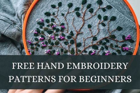 French Knot Embroidery Designs Ideas, Embroidery Flower Stitches, French Knot Embroidery Designs, Knot Embroidery Designs, Flower Stitches, Snowflakes Embroidery Pattern, Embroidery Heart Pattern, Beginner Hand Embroidery, Embroidery Designs Ideas