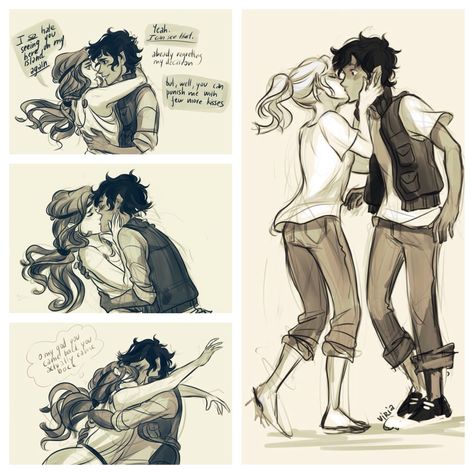 CALEO. (Calypso has shorter hair in the right one, but they're all her) Leo Valdez X Reader, Leo And Calypso, Trials Of Apollo, Leo Valdez, Percy Jackson Art, Kane Chronicles, Viria, Rick Riordan Books, Percy Jackson Books