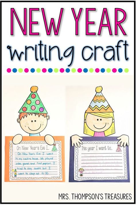 Free New Years Writing Craft After the winter break its always nice to be prepared with a fun activity to get everyone back into school mode! This pack of free writing prompts is the perfect way to encourage students to get writing again and wake up those hand muscles! There are multiple prompts to choose from (including some blank pages) ... Read More about Free New Years Writing Craft The post Free New Years Writing Craft appeared first on Classroom Freebies. Senior Kindergarten, New Year Writing, First Grade Freebies, Free Writing Prompts, Cute Writing, Winter Writing, 2nd Grade Writing, Teacher Freebies, 1st Grade Writing