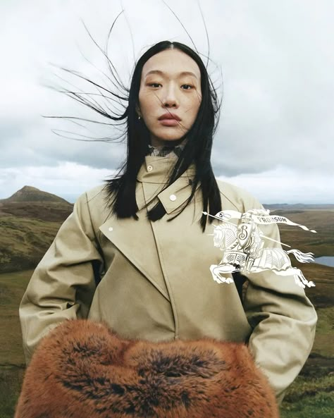 burberry-fall-winter-2023-campaign-7.webp | Are.na Burberry Photoshoot, Organic Luxury, Chinese New Year Design, Art Foundation, New Year Design, Burberry Scarf, Luxury Aesthetic, Fabric Book, Fashion Business